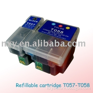 refillable ink cartridge T057-T058